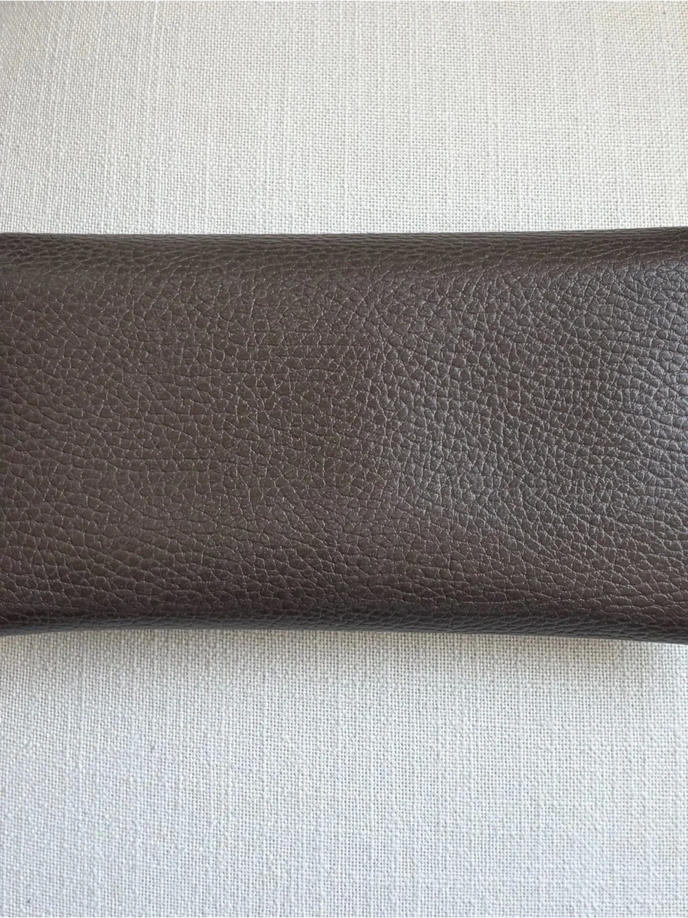 GUCCI brown/pink pebbled leather long wallet